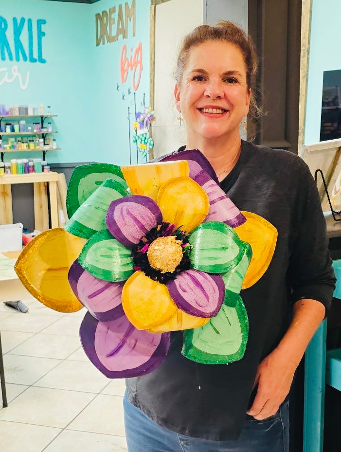 Open Spring Float Flowers workshop