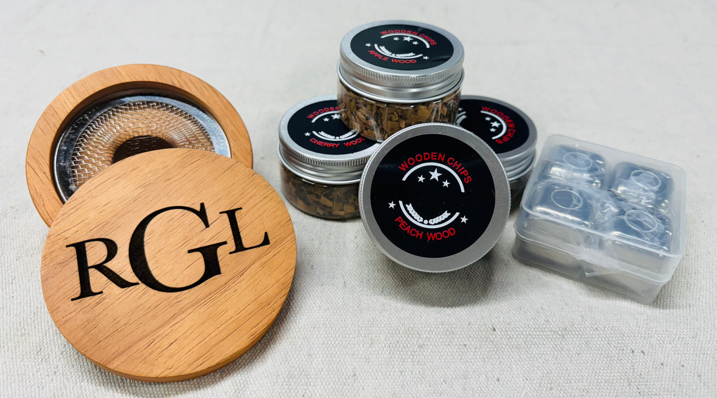 Custom Engraved Whiskey Smoker Kit