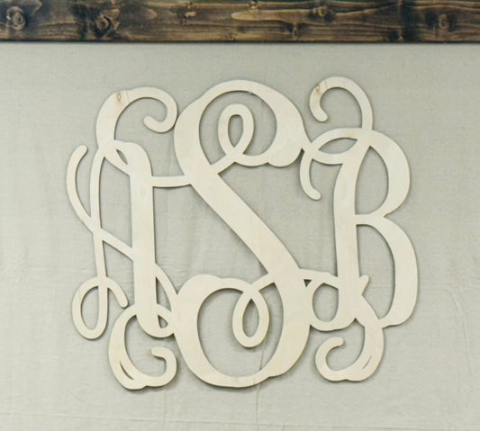 Custom Wall Monogram Sign