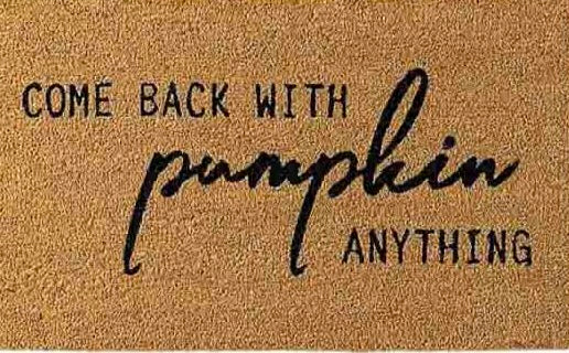 Open Painted FALL Door Mat workshop