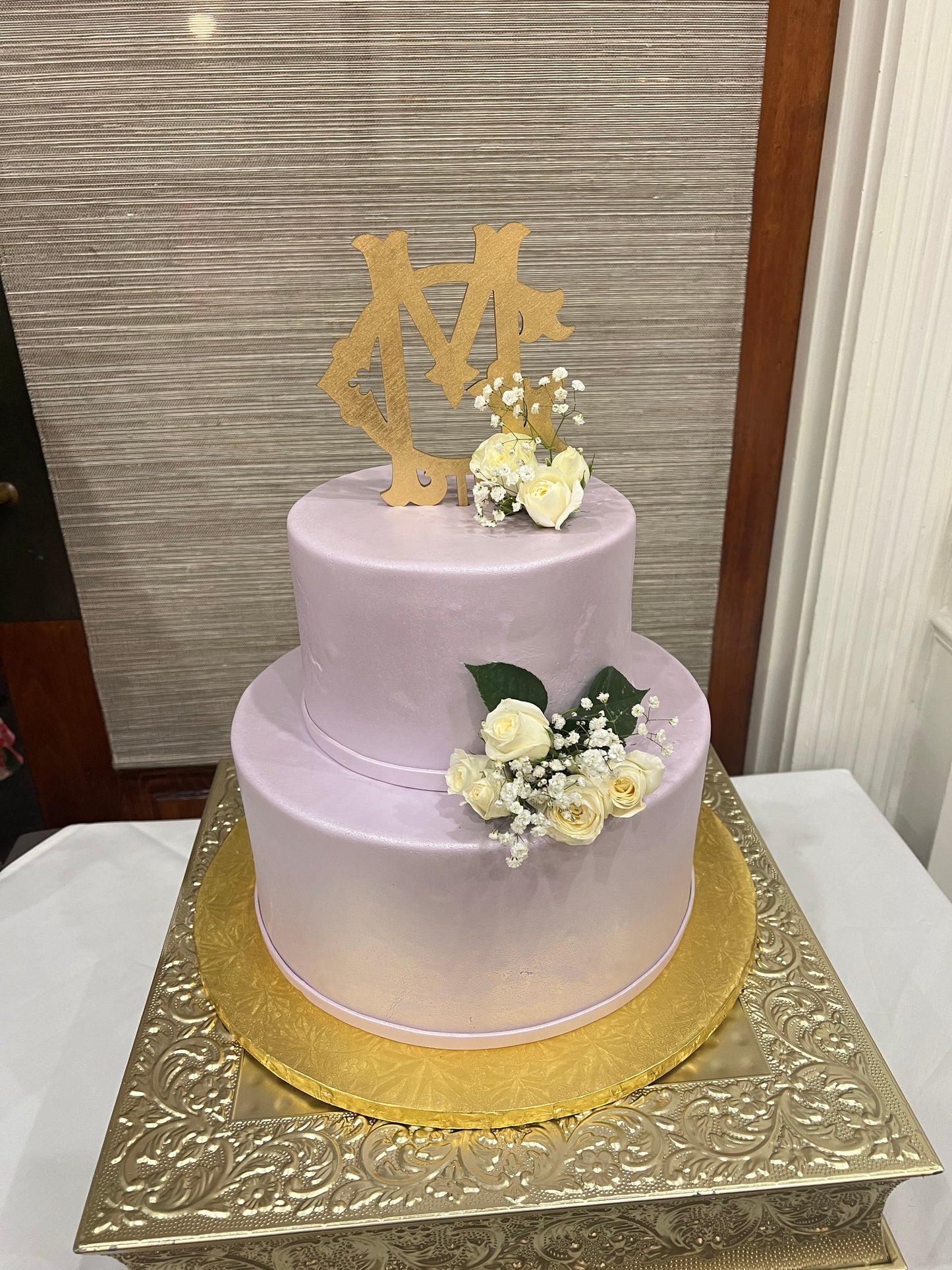 Wood Wedding cake topper