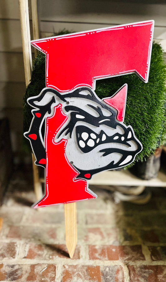 3D Fountainbleu high FHS door sign