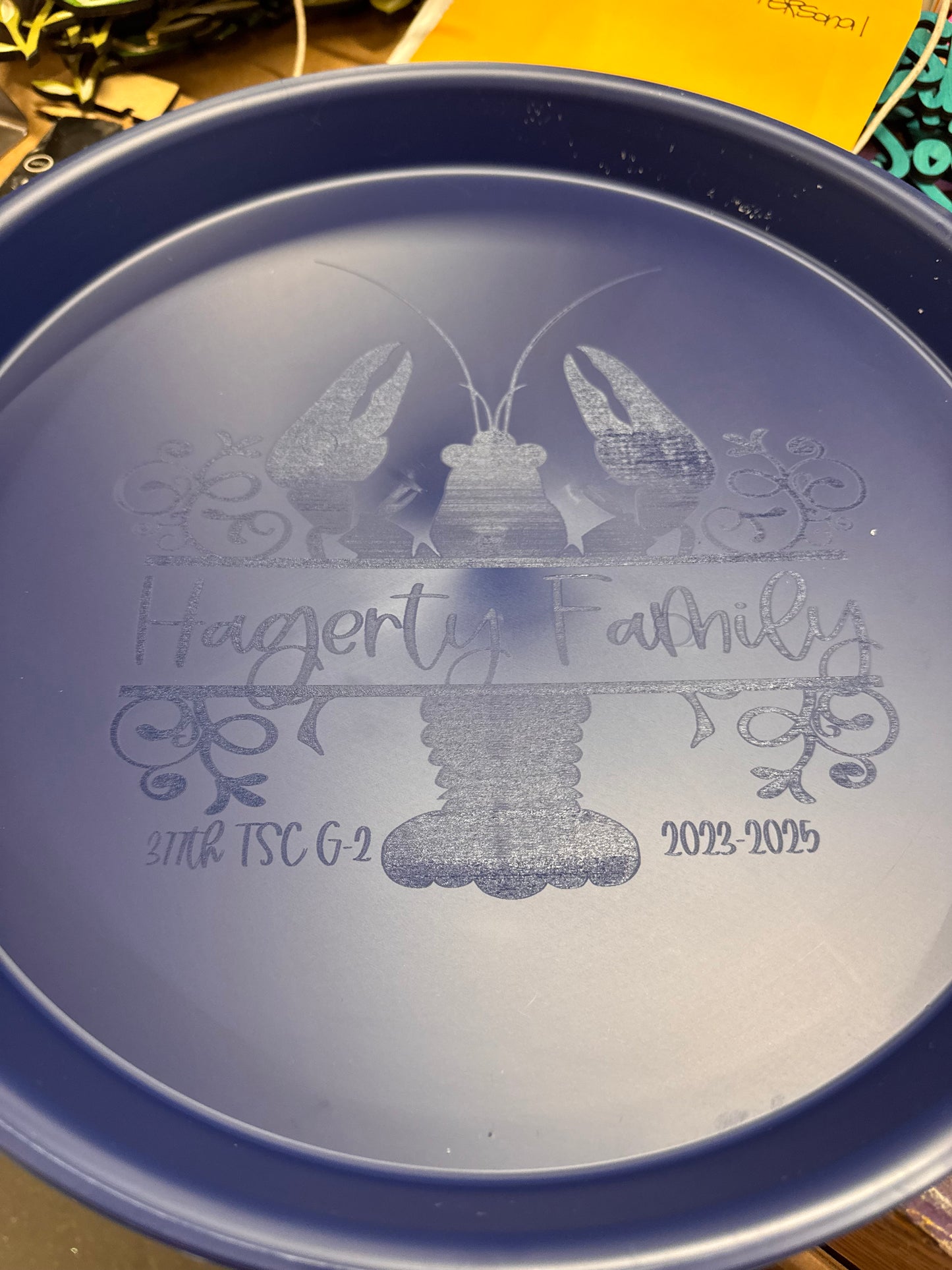 Custom engraved LOGO/NAME - Engraved Seafood/BBQ/Cookout Trays