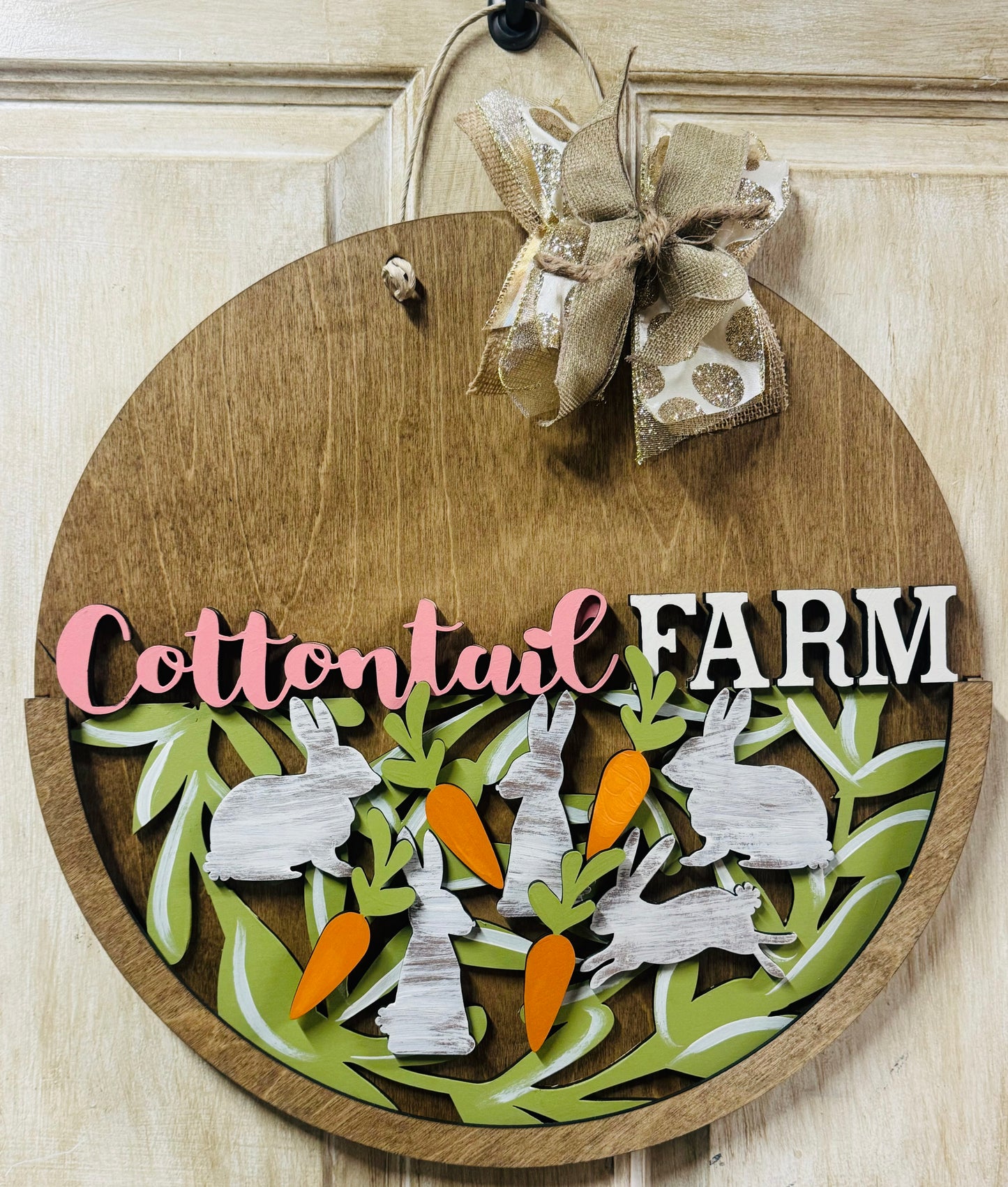 3D Interchangeable Half Round door hanger/inserts
