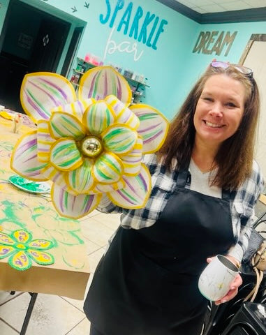 Open Spring Float Flowers workshop