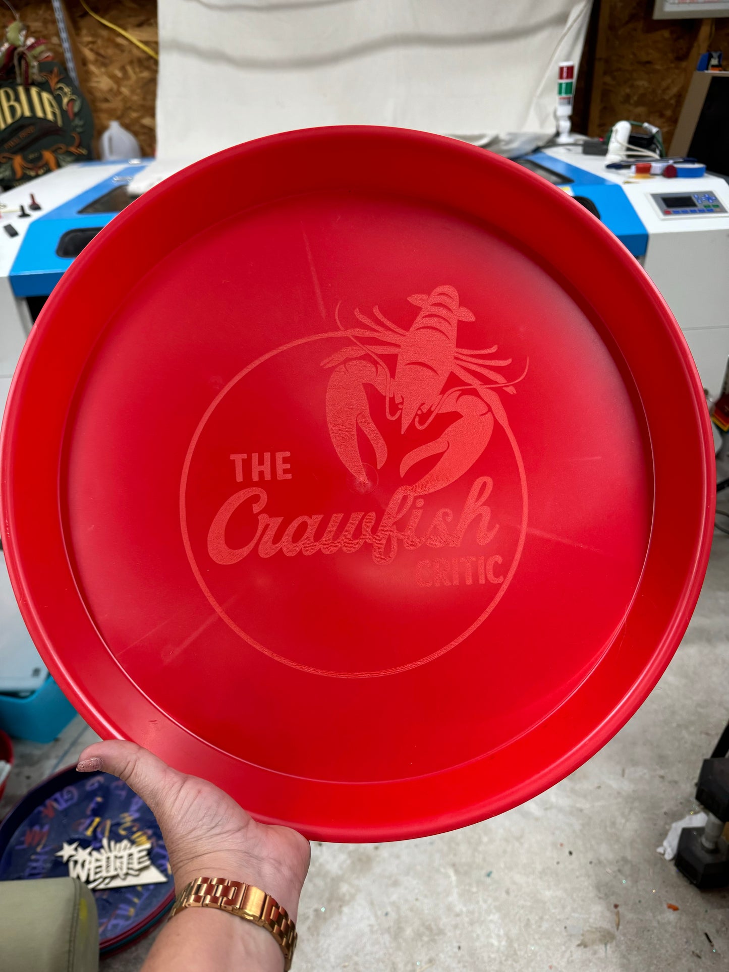 Custom engraved LOGO/NAME - Engraved Seafood/BBQ/Cookout Trays