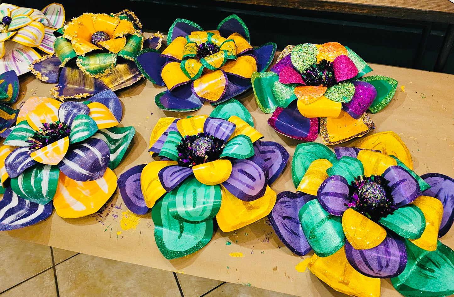 Open Spring Float Flowers workshop