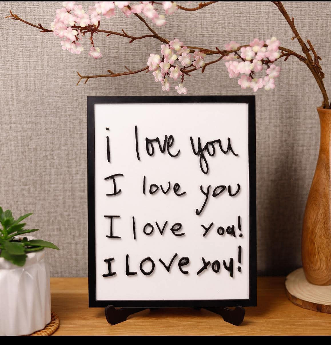 Custom 3d heart or love sign