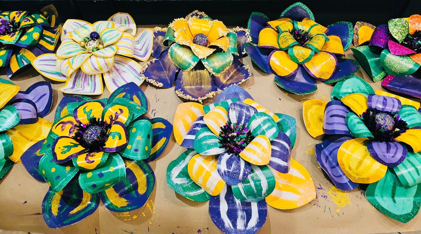 Open Spring Float Flowers workshop