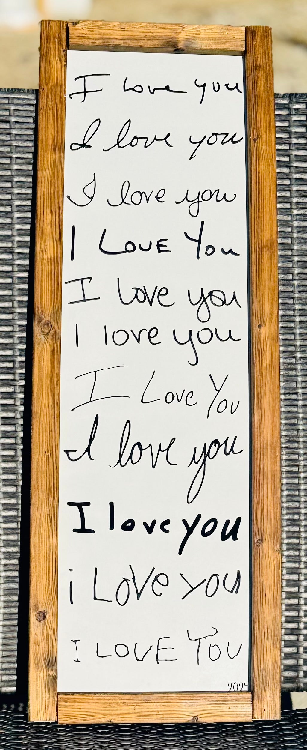 Custom 3d heart or love sign