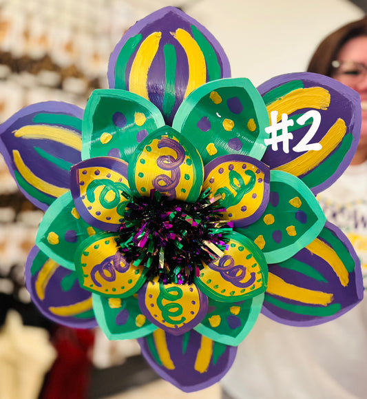 BLANK/DIY KIT Mardi gras Float Flowers