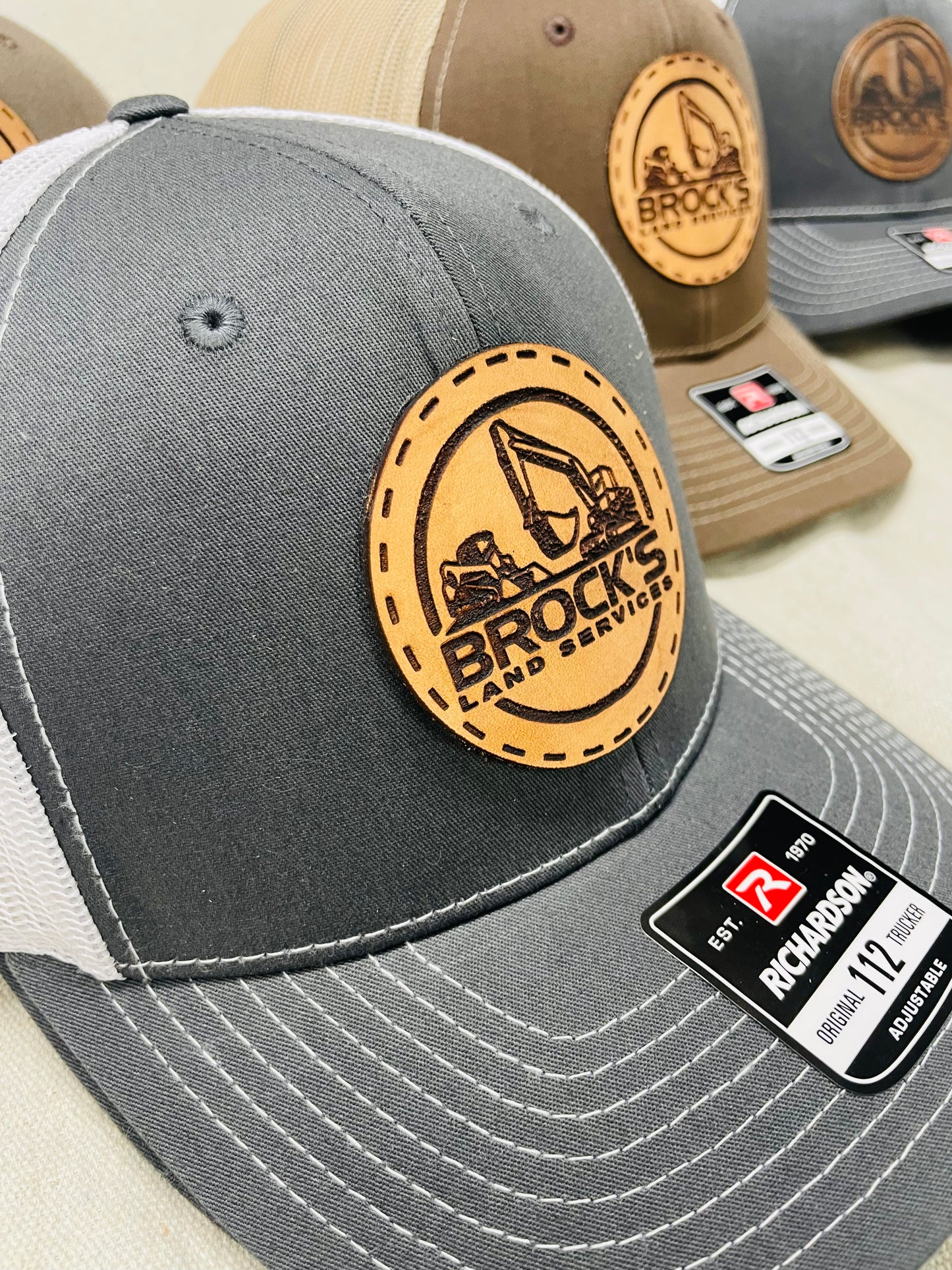 Custom real leather patch (patch only)