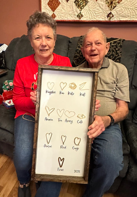Custom 3d heart or love sign