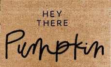 Open Painted FALL Door Mat workshop