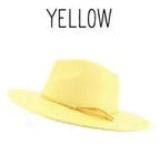 Wide Brim Vegan Suede Hat -lasered