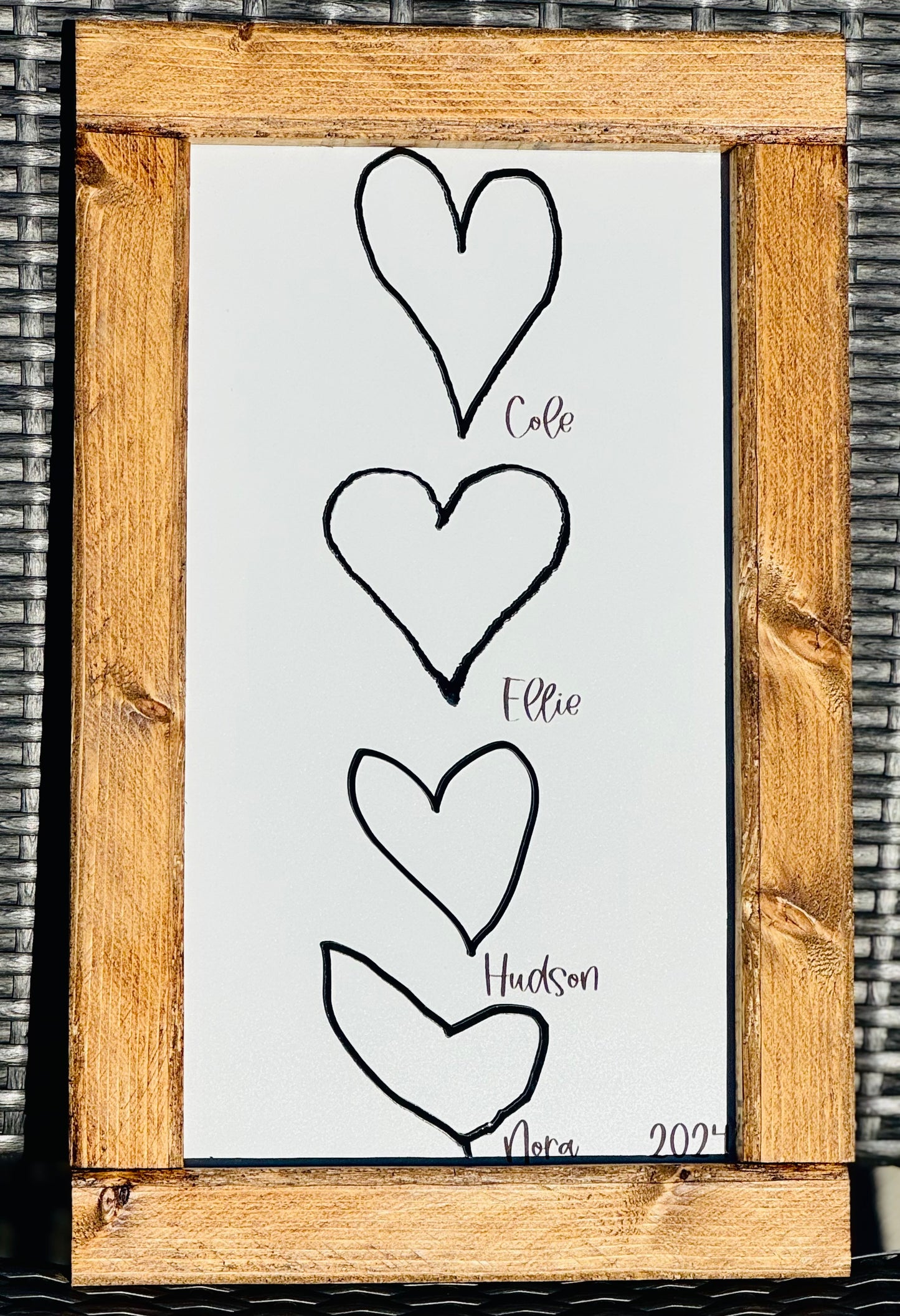 Custom 3d heart or love sign