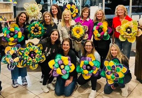 Open Spring Float Flowers workshop