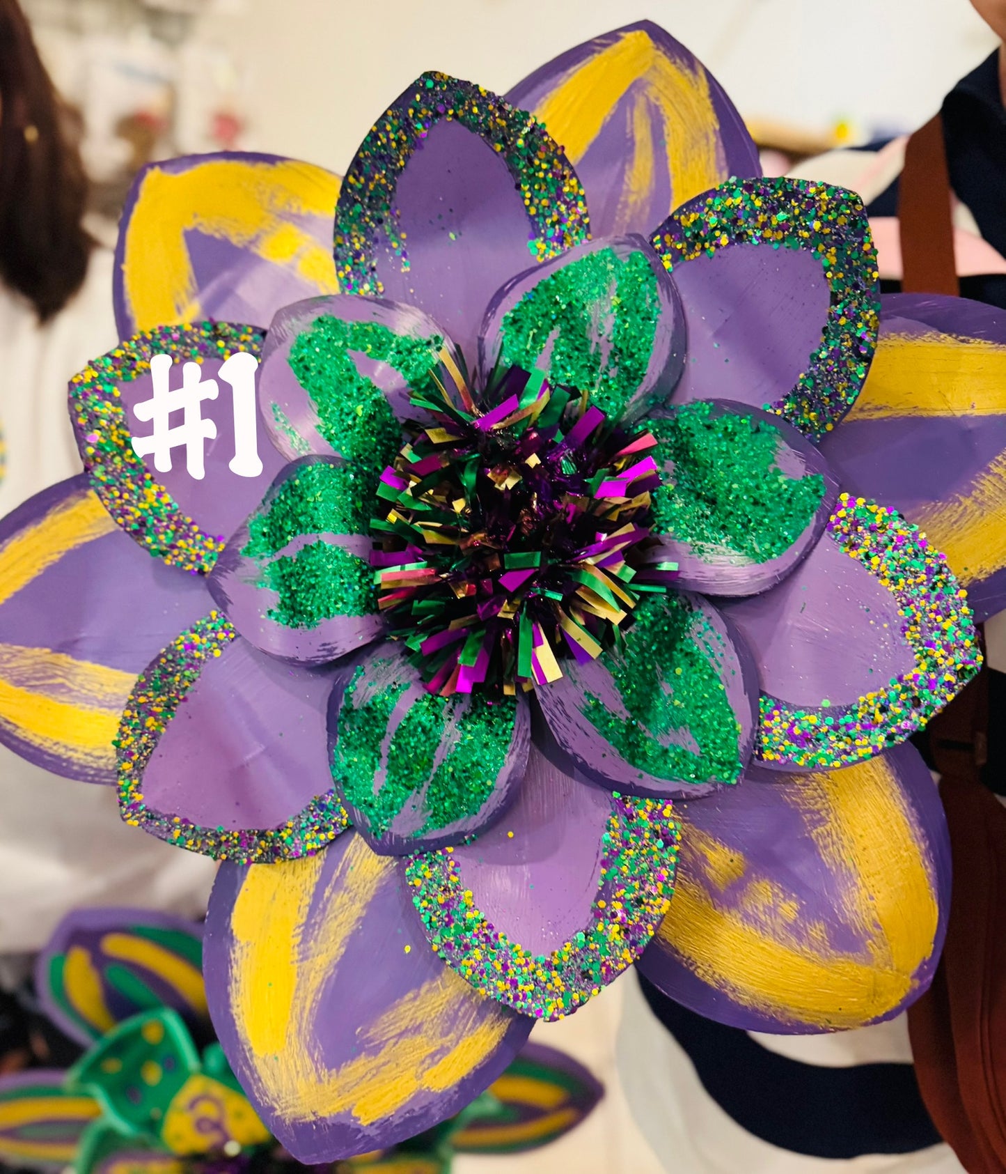 MADE TO ORDER Mardi gras Float Flowers