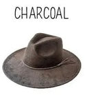 Wide Brim Vegan Suede Hat -lasered