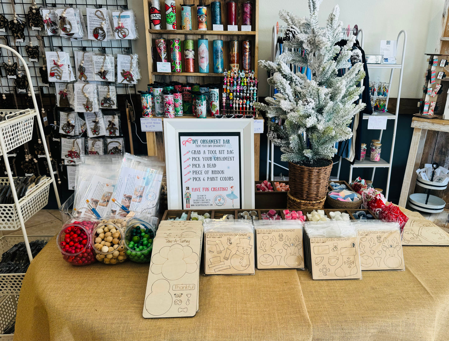 Kids birthday party - 2 hrs, 2 ornament projects per kid