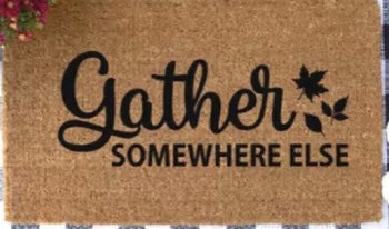 Open Painted FALL Door Mat workshop