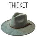 Wide Brim Vegan Suede Hat -lasered