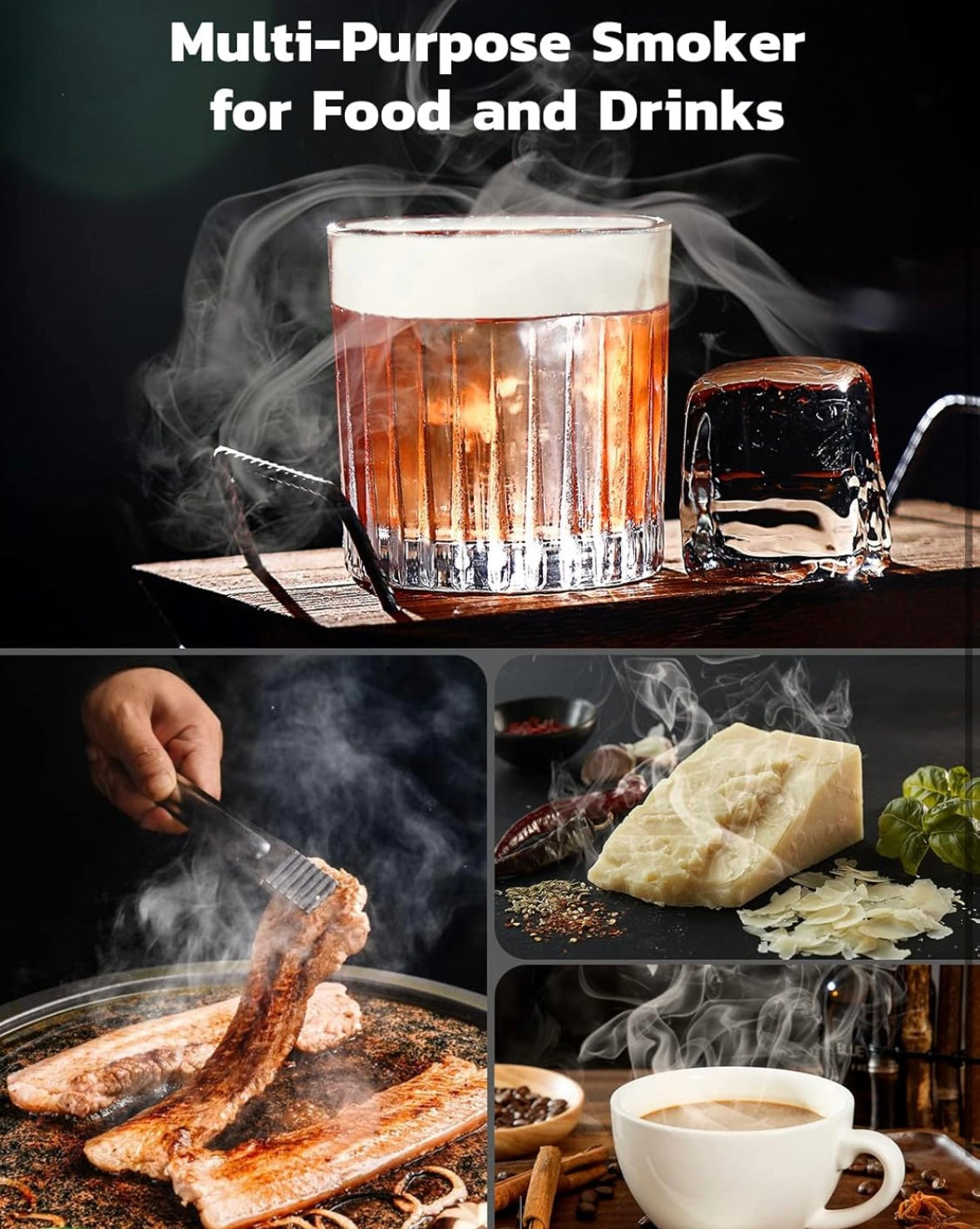 Custom Engraved Whiskey Smoker Kit