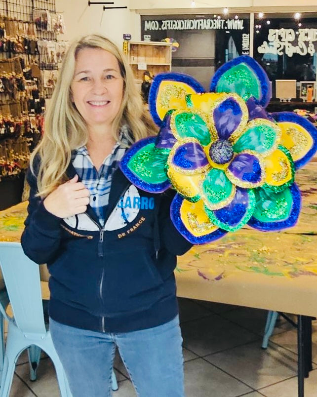 Open Spring Float Flowers workshop