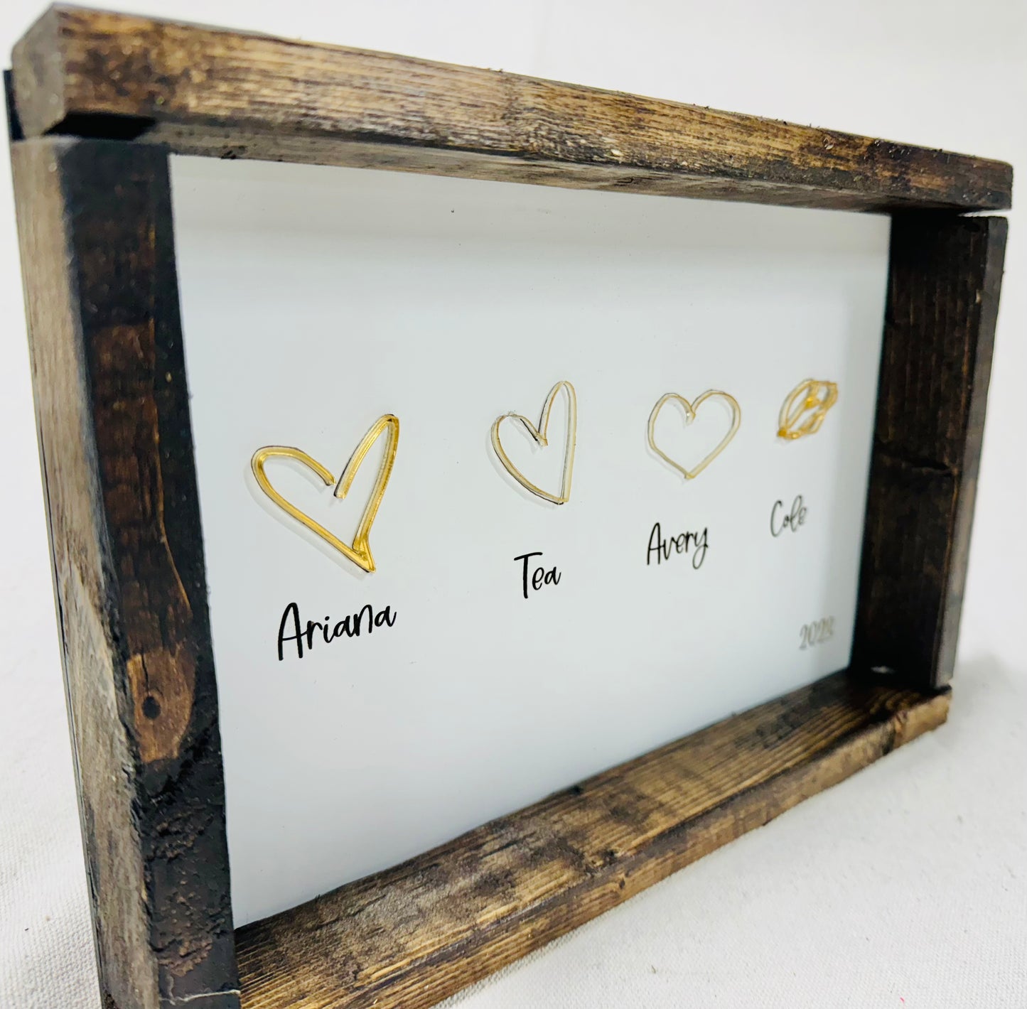 Custom 3d heart or love sign