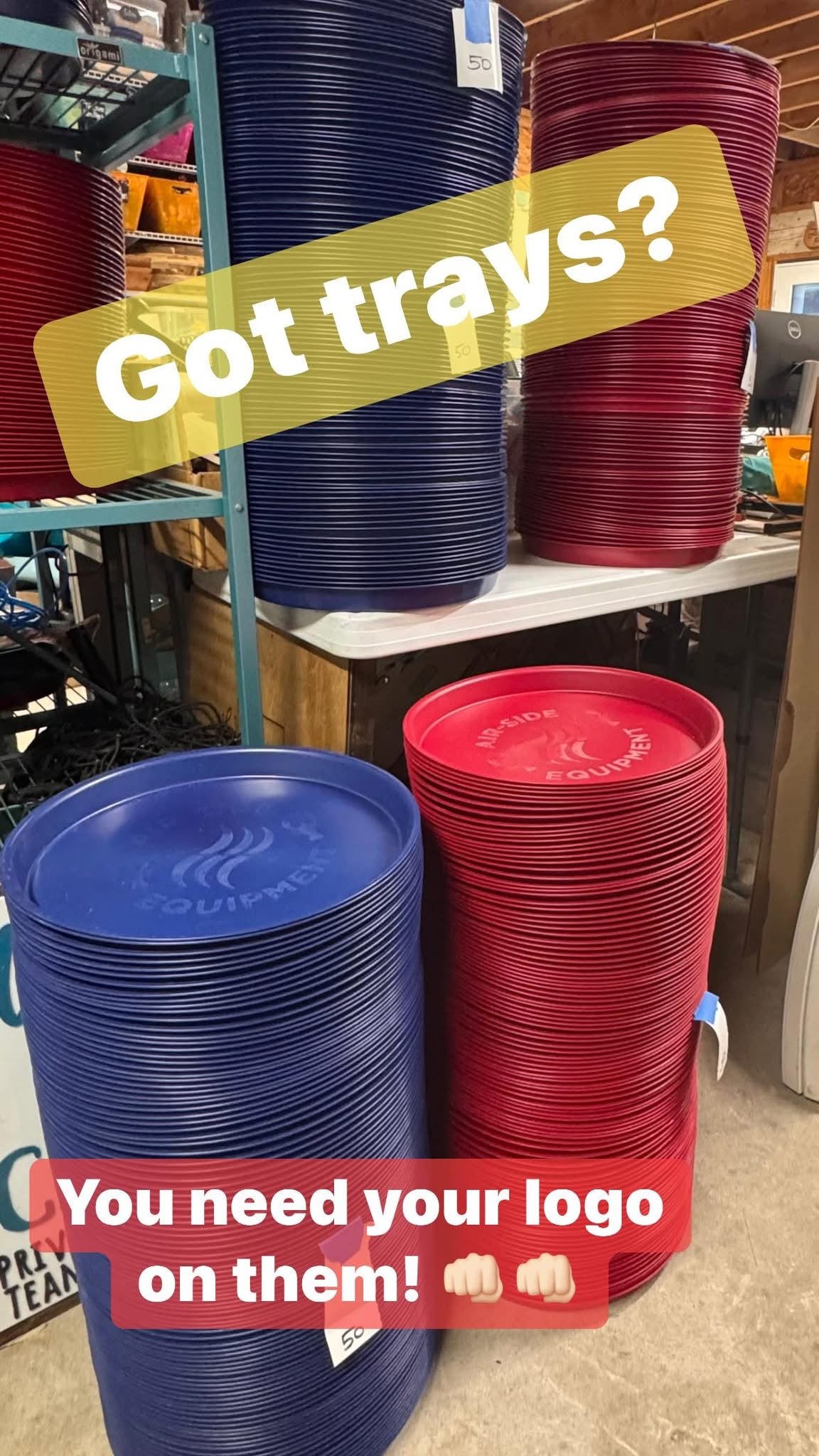 Custom engraved LOGO/NAME - Engraved Seafood/BBQ/Cookout Trays