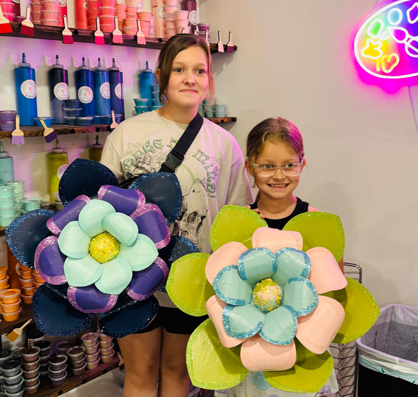 Open Spring Float Flowers workshop