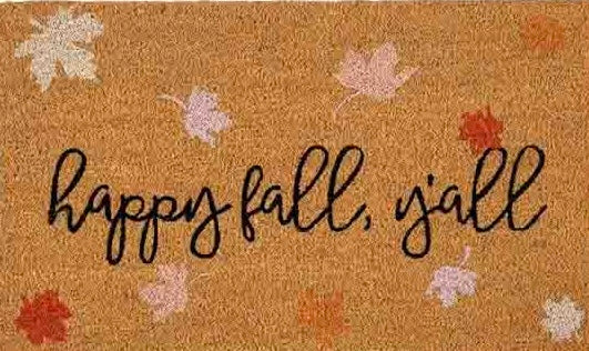 Open Painted FALL Door Mat workshop