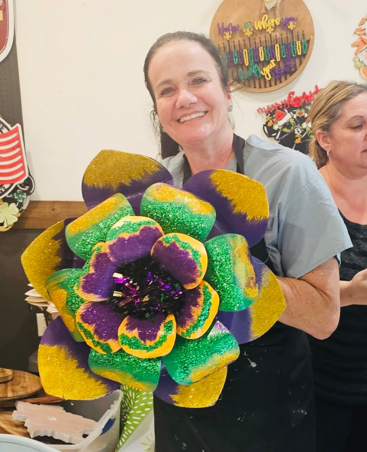 Open Spring Float Flowers workshop