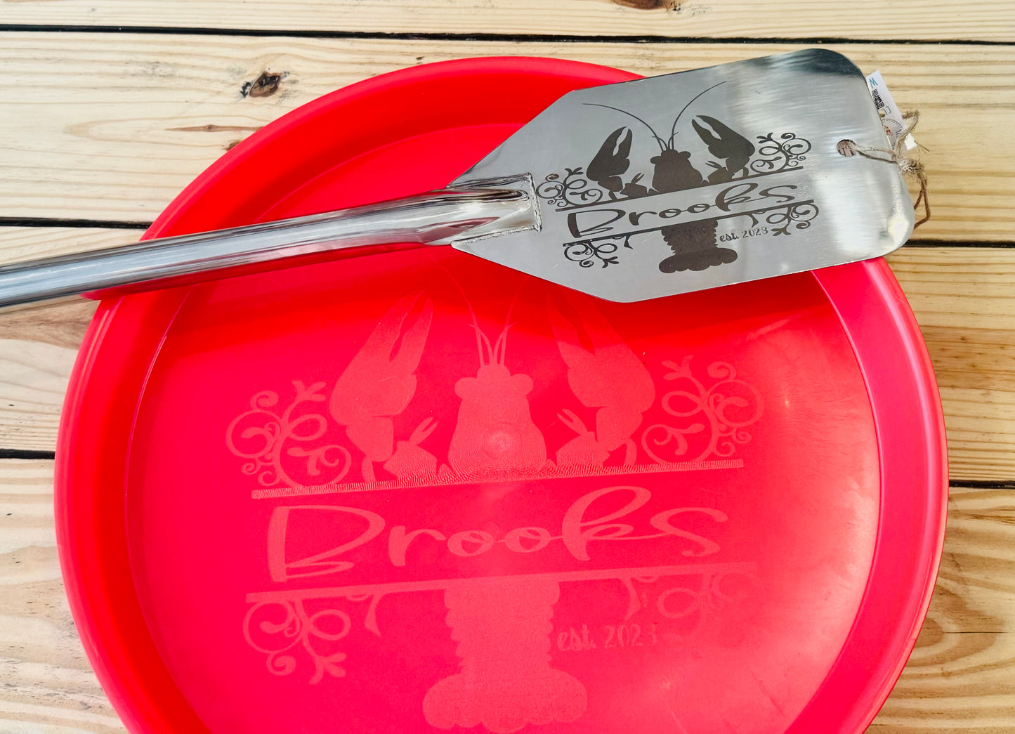 Custom engraved LOGO/NAME - Engraved Seafood/BBQ/Cookout Trays