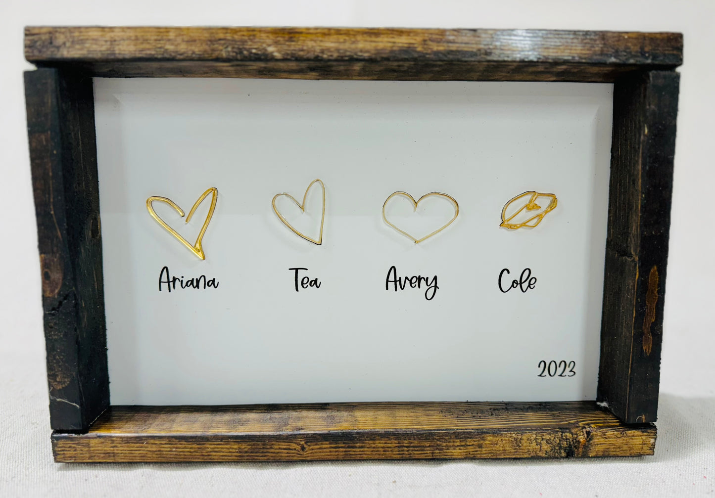 Custom 3d heart or love sign