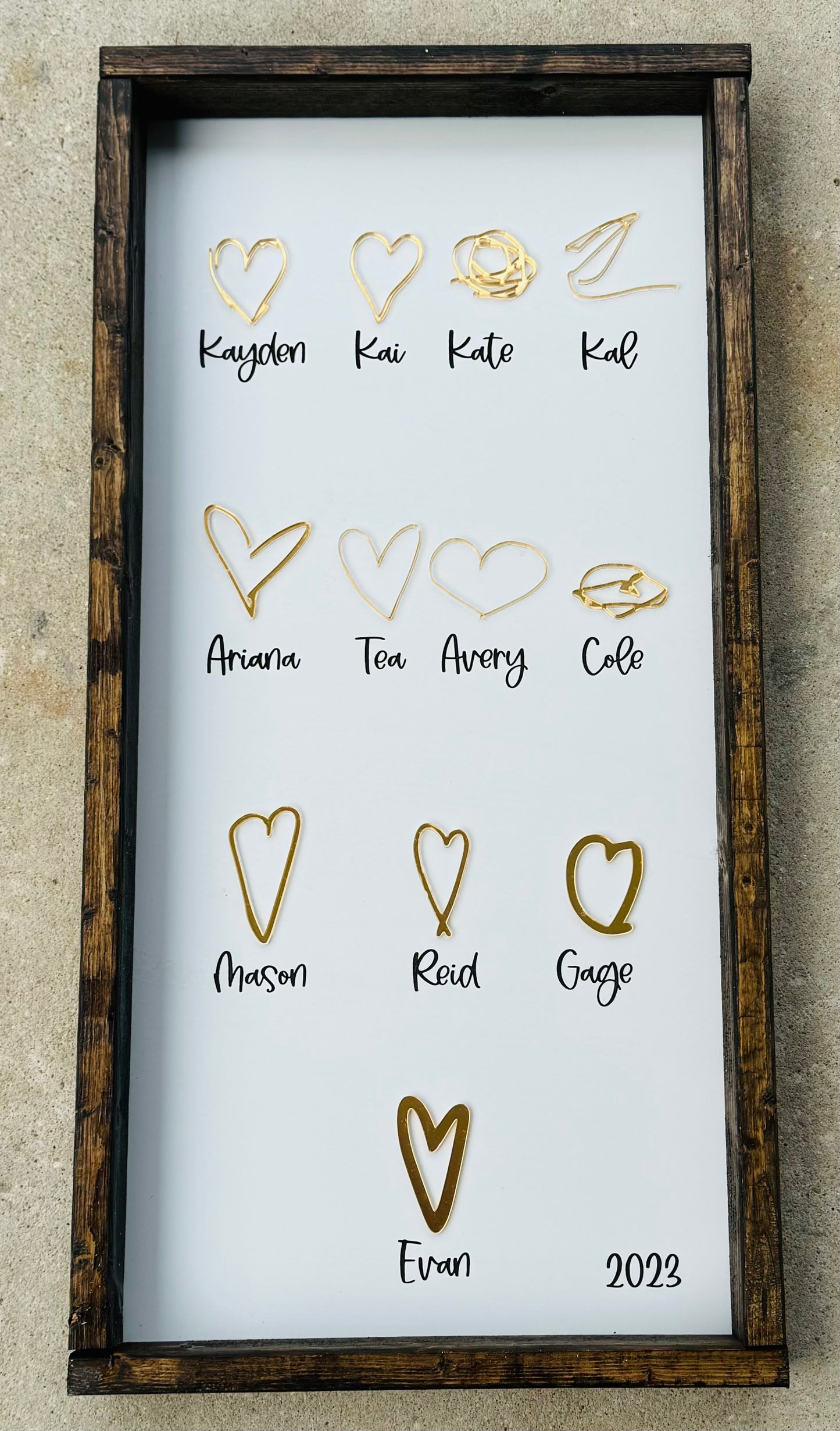 Custom 3d heart or love sign