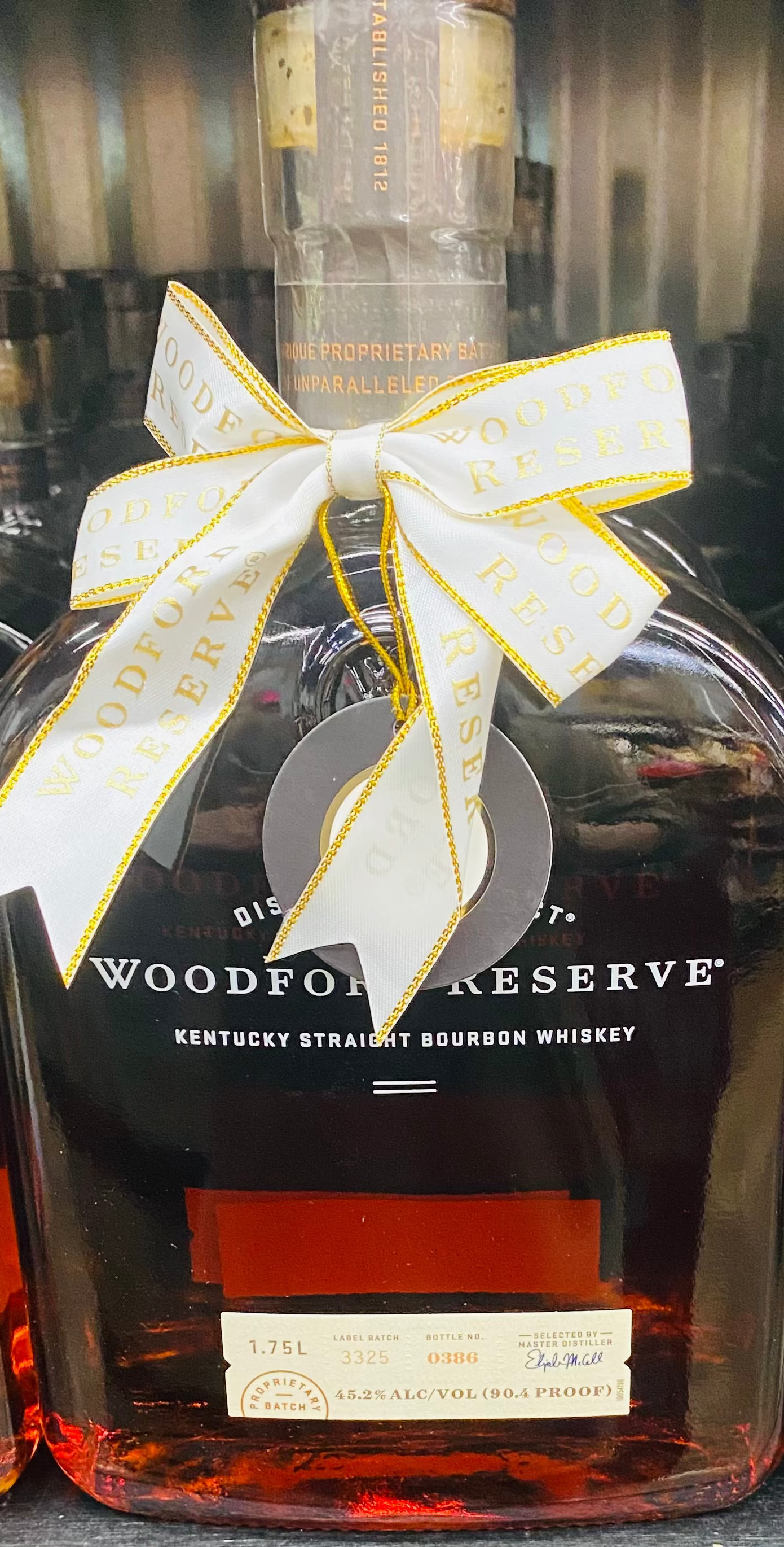 Woodford reserve 1.75L with engraving