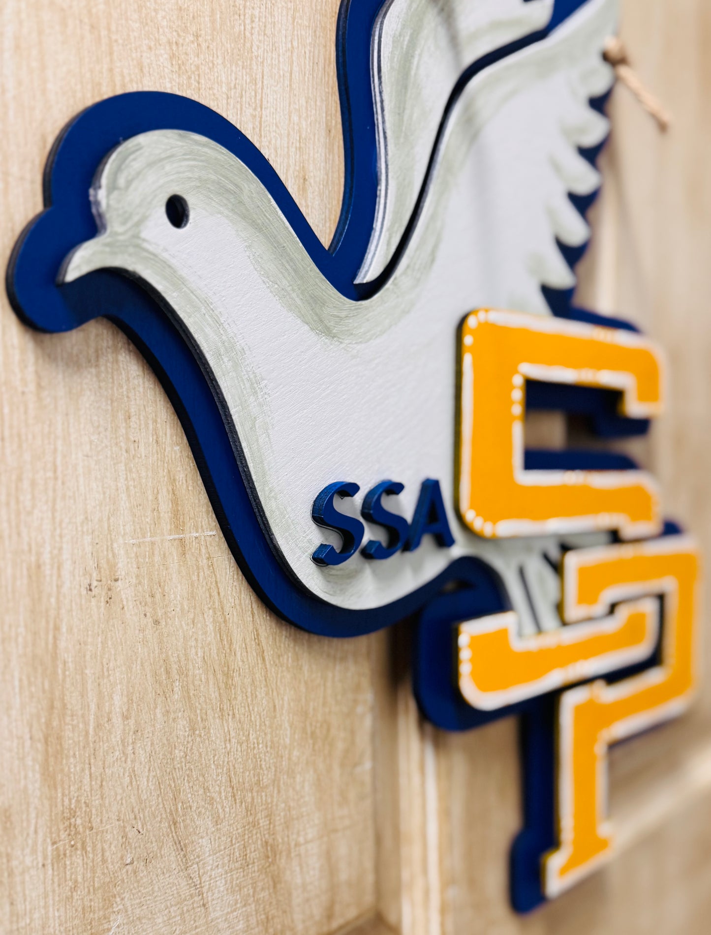 3D SSA & SPS School door hanger