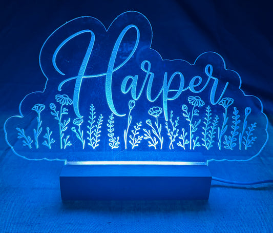 LED & Acrylic nightlight