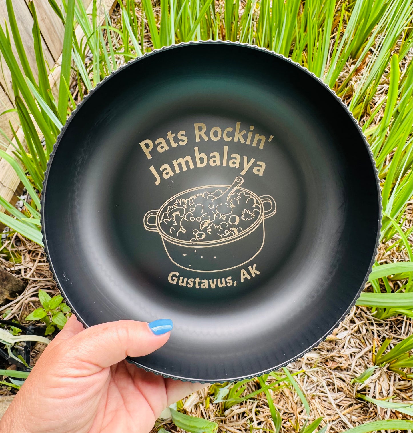 Engraved Jambalaya bowls