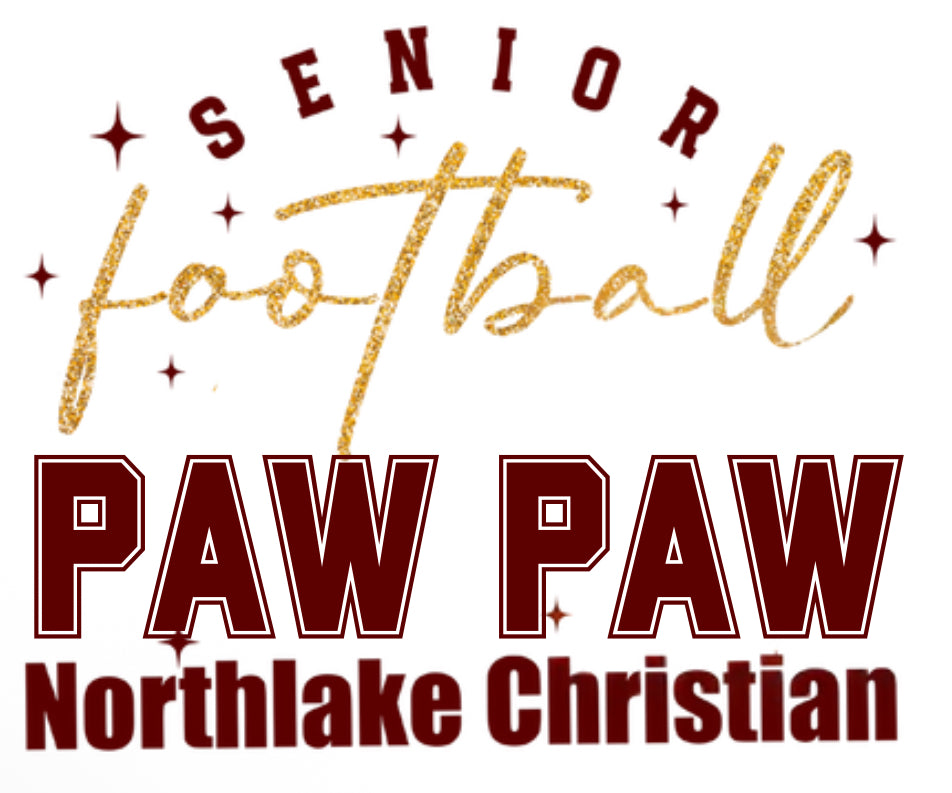Custom NCS Senior Football mom shirt