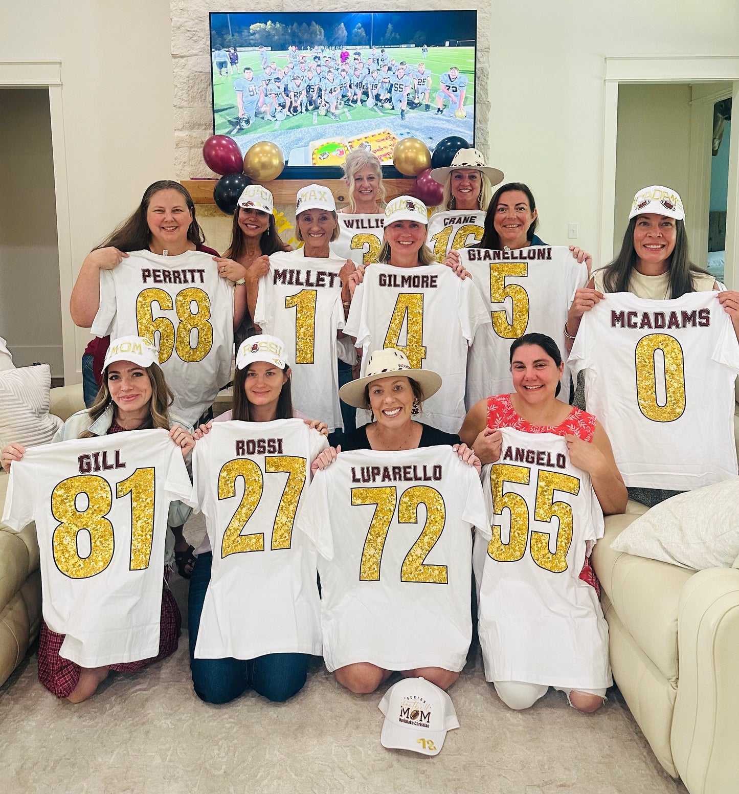 Custom NCS Senior Football mom shirt