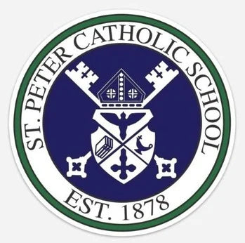 3D St. Peter School door sign