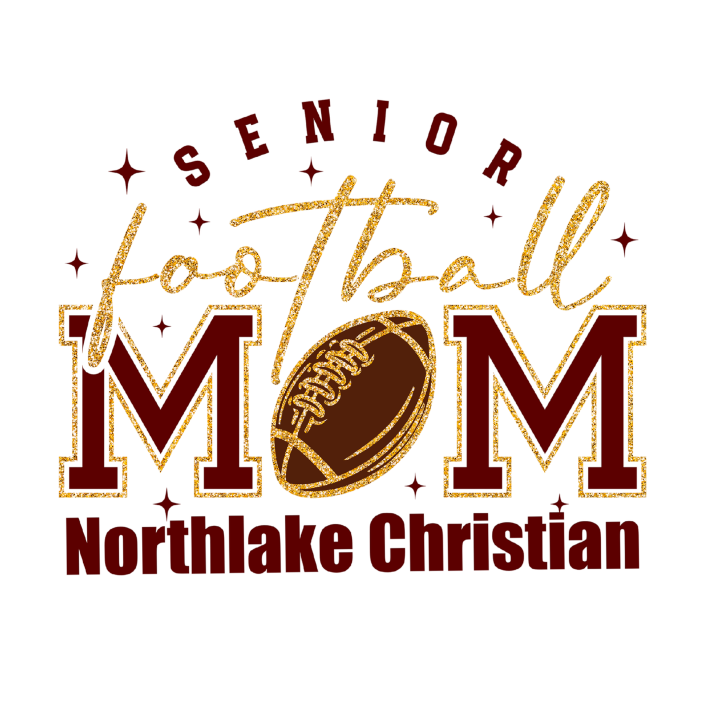 Custom NCS Senior Football mom shirt