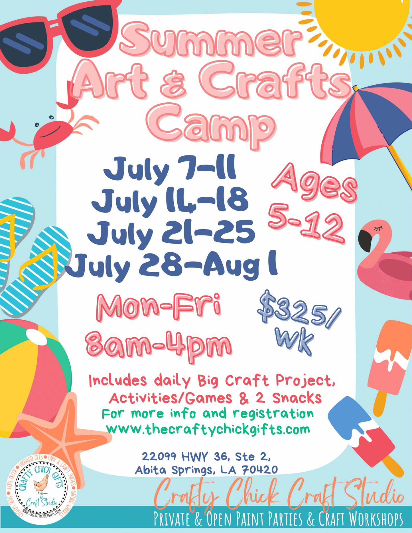 Arts & Crafts camp