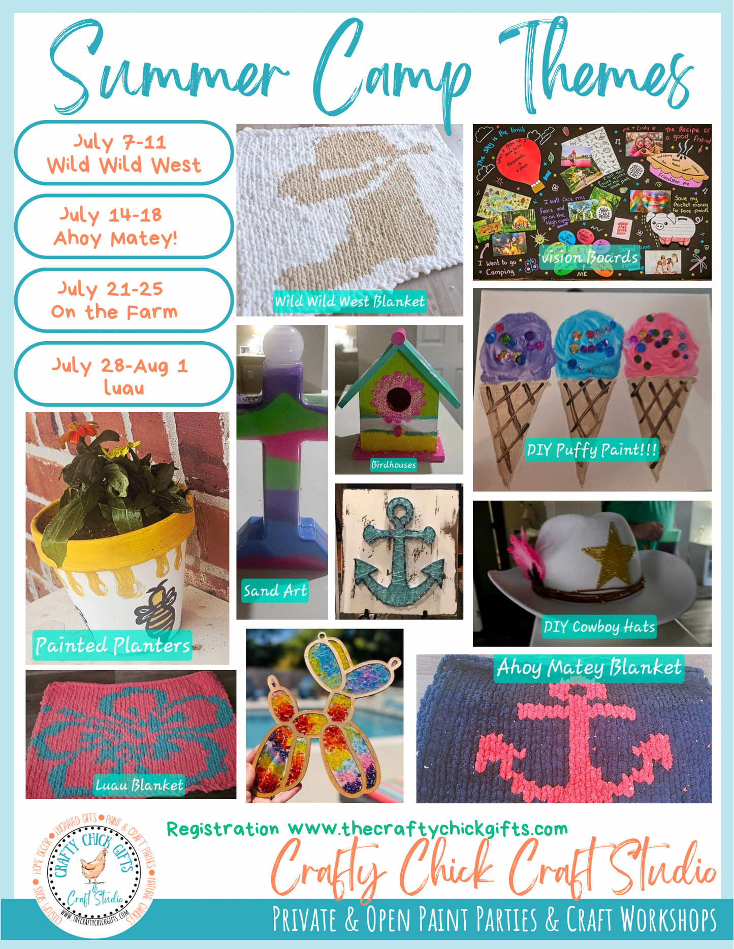Arts & Crafts camp