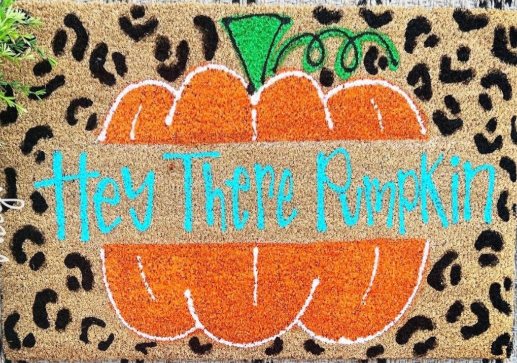 Open Painted FALL Door Mat workshop
