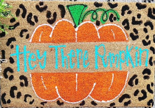 Open Painted FALL Door Mat workshop