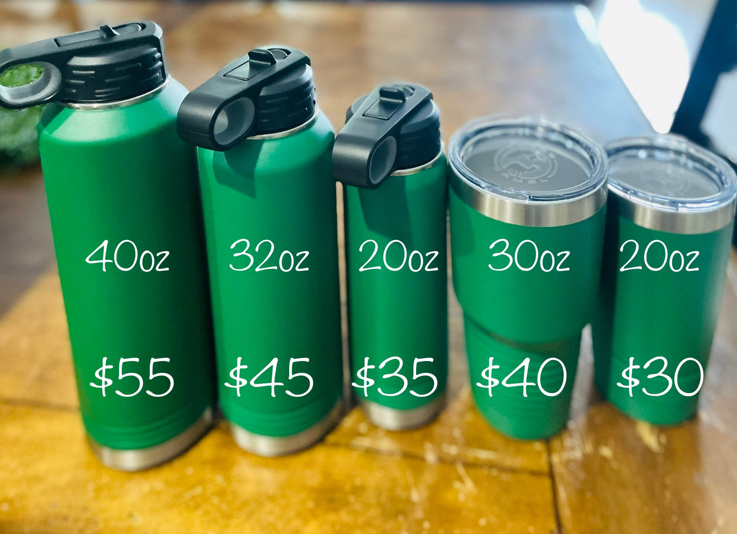 Engraved polar tumbler engraved 20 Oz