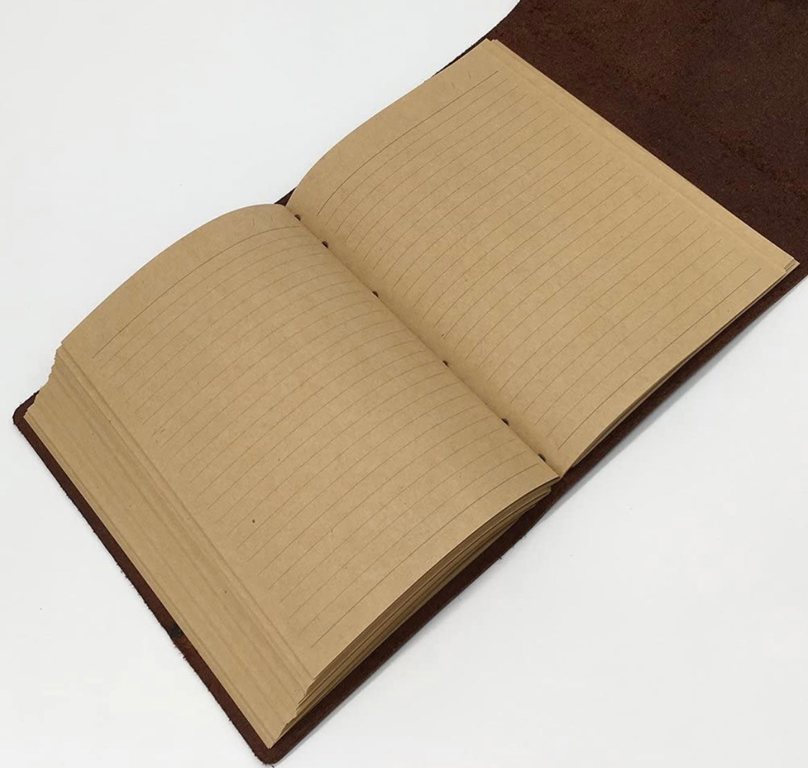 Engraved leather journal